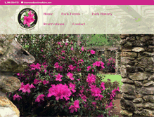 Tablet Screenshot of heritageparkandgardens.com